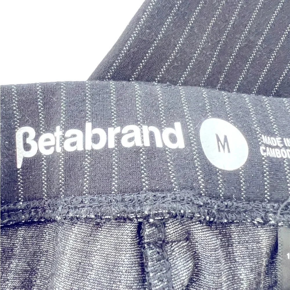 Betababand Dress Yoga Pants Pink Blue White Stripe M - Picture 3 of 3